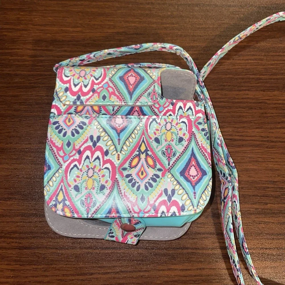 Fuji Camera mint Green Case Shoulder Bag Fuji Fujifilm‎ Instax Mini 8/8s/8+/9 PU